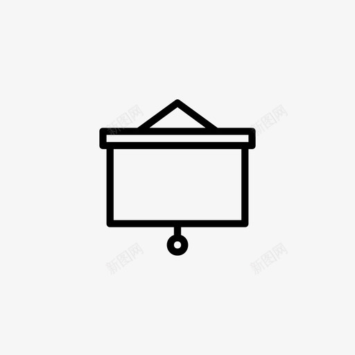 投影仪屏幕显示器演示图标svg_新图网 https://ixintu.com office应用程序 投影仪屏幕 显示器 演示