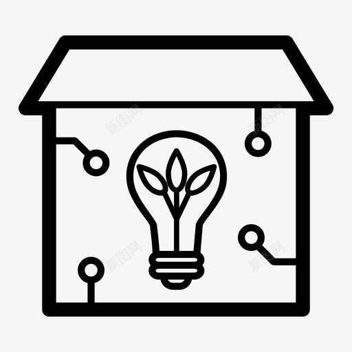 智能家居自动化控制图标svg_新图网 https://ixintu.com 人工智能 可持续发展 控制 智能家居 自动化