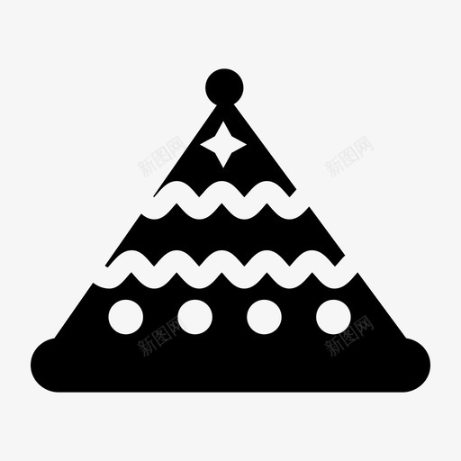 派对帽生日派对配饰图标svg_新图网 https://ixintu.com 派对帽 派对配饰 生日