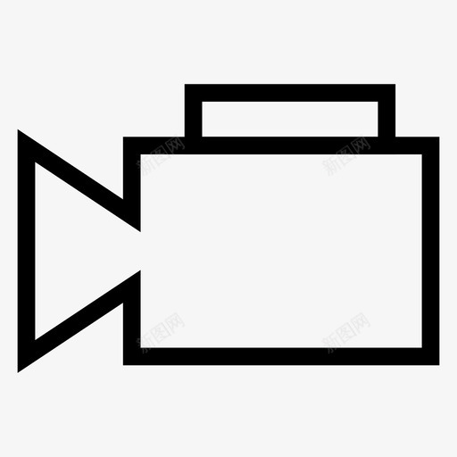 摄像机胶片媒体图标svg_新图网 https://ixintu.com 多媒体 多媒体线图标 媒体 技术 摄像机 胶片 记录