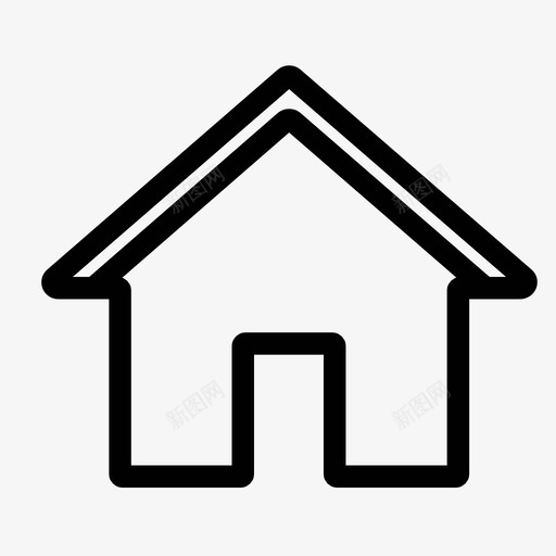 主页房子互联网图标svg_新图网 https://ixintu.com 主页 互联网 房子 网页主页