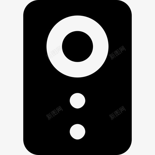 扬声器放大器音乐图标svg_新图网 https://ixintu.com 低音炮 扬声器 放大器 网络和通信材料字形图标 音乐