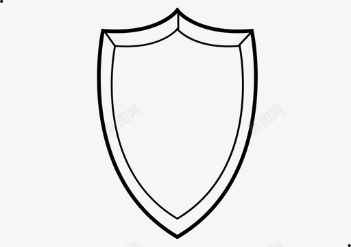盾牌座-描边svg_新图网 https://ixintu.com 盾牌座-描边