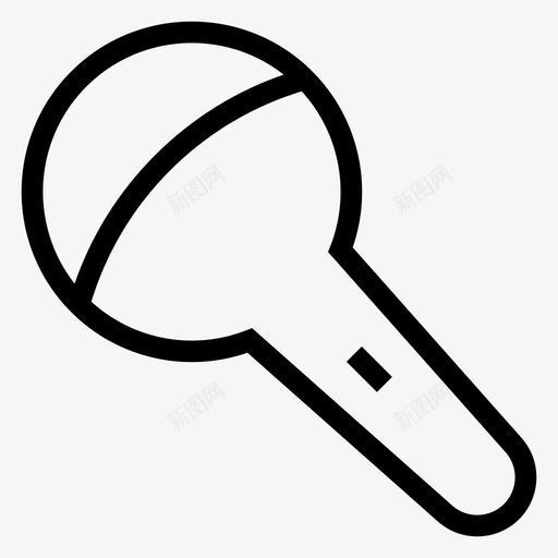 麦克风录音录音室图标svg_新图网 https://ixintu.com 多媒体线路图标 录音 录音室 语音 麦克风