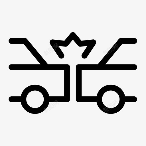 撞车事故汽车图标svg_新图网 https://ixintu.com 事故 撞车 汽车 碰撞 车辆