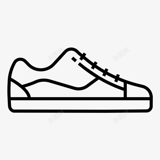 采购产品运动鞋帆布鞋时尚图标svg_新图网 https://ixintu.com 帆布鞋 时尚 脚穿 采购产品运动鞋 鞋薄线图标集