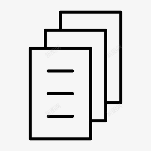 文件数据表格图标svg_新图网 https://ixintu.com 数据 文件 表格