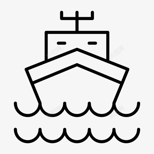 船锚海图标svg_新图网 https://ixintu.com 海 船 锚