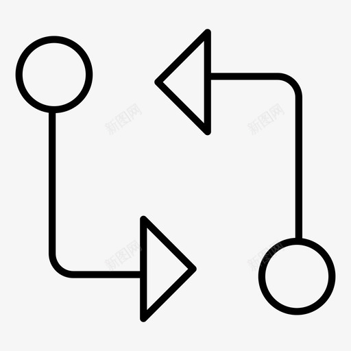 比较git图标svg_新图网 https://ixintu.com 比较git