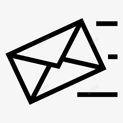 电子邮件活动信件图标svg_新图网 https://ixintu.com internet线路图标 信件 发送 活动 电子邮件 邮箱