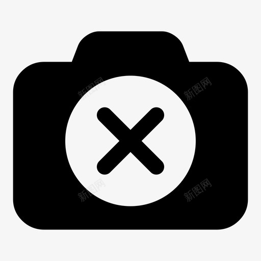 摄像头取消拒绝失败图标svg_新图网 https://ixintu.com x 失败 拒绝 摄像头取消