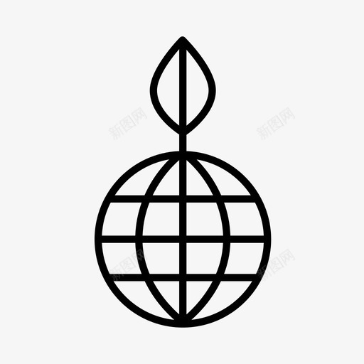 连续性生态性环境可持续性图标svg_新图网 https://ixintu.com 可再生性 环境可持续性 生态性 绿色能源 连续性