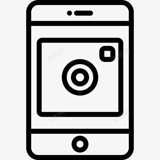 移动照相机照相机应用程序摄影图标svg_新图网 https://ixintu.com 摄影 照相机应用程序 移动工具 移动照相机