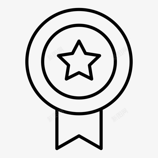 徽章畅销徽章胸针图标svg_新图网 https://ixintu.com 信任徽章 徽章 徽章线条图标 畅销徽章 胸针 验证徽章