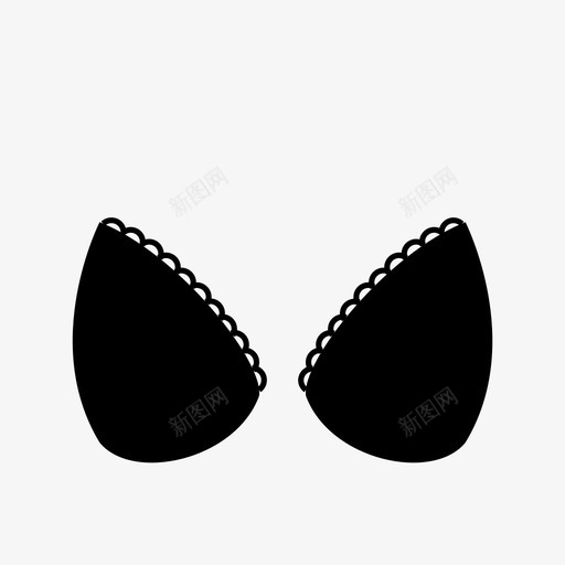 很好很好的三角胸罩图标svg_新图网 https://ixintu.com 内衣 很好 很好的三角 很好的收藏 胸罩
