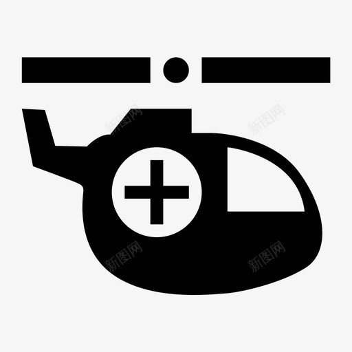 救援飞机svg_新图网 https://ixintu.com 救援飞机