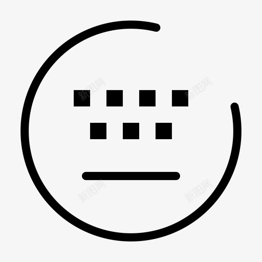 底部_键盘缺口svg_新图网 https://ixintu.com 底部_键盘缺口