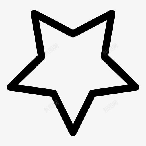 收藏夹星星基本用户界面图标svg_新图网 https://ixintu.com 基本用户界面 收藏夹 星星