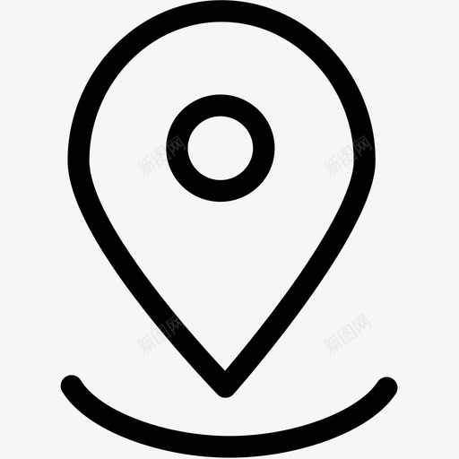 首页地点_iconsvg_新图网 https://ixintu.com 首页地点_icon
