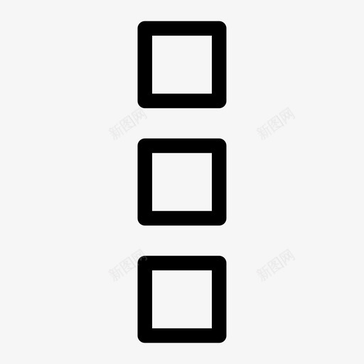 更多设置应用程序列表图标svg_新图网 https://ixintu.com 列表 应用程序 更多设置 选项