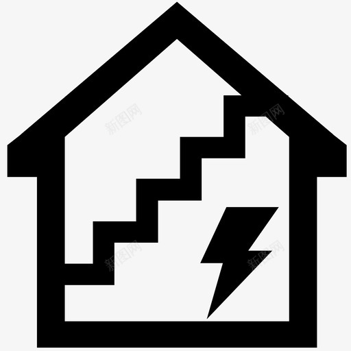 地下室普通用电svg_新图网 https://ixintu.com 地下室普通用电 电