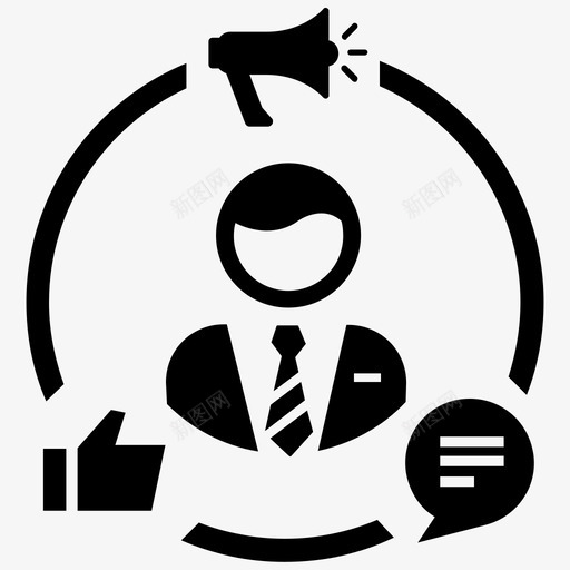 商业策略代理商营销计划图标svg_新图网 https://ixintu.com 代理商 商业策略 社会营销 营销策略 营销计划 营销集合2