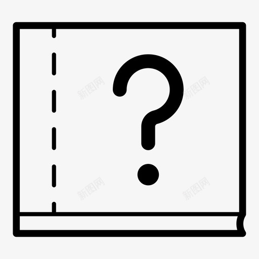 用户手册书小册子图标svg_新图网 https://ixintu.com 书 小册子 指南 用户手册
