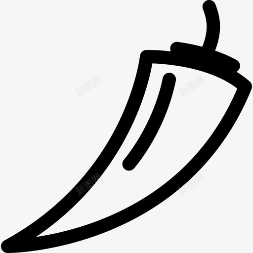 辣椒食品poi食品概述图标svg_新图网 https://ixintu.com poi食品概述 辣椒 食品