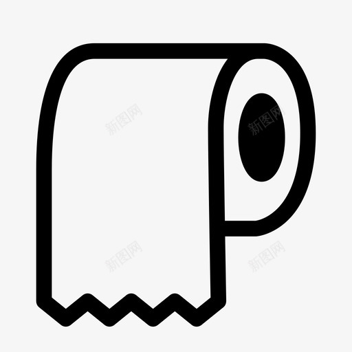 卫生纸卫生间卷图标svg_新图网 https://ixintu.com 卫生纸 卫生间 卷 纸巾