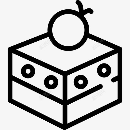 带浆果的蛋糕吃的其他图标svg_新图网 https://ixintu.com 其他 吃的 带浆果的蛋糕