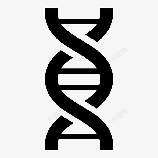 dna螺旋基因遗传学图标svg_新图网 https://ixintu.com dna螺旋 基因 科学 遗传学