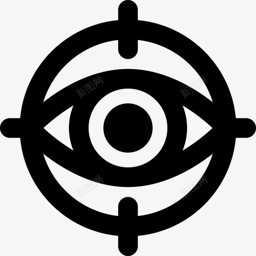 目标搜索商务办公设备图标svg_新图网 https://ixintu.com 办公设备 商务 目标搜索