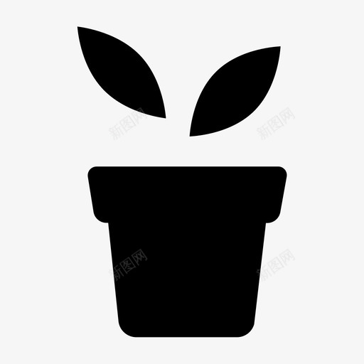 园艺园艺壶植物图标svg_新图网 https://ixintu.com 园艺 园艺壶 植物