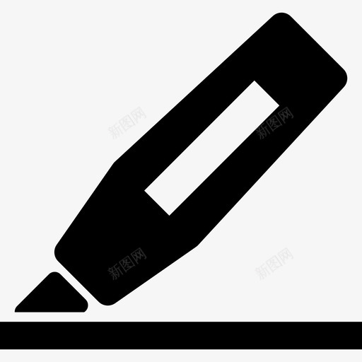 纸上画记号图标svg_新图网 https://ixintu.com 纸上画记号
