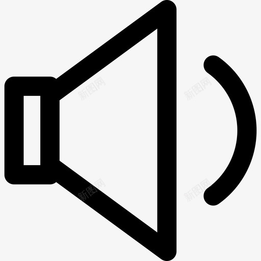 音量控制界面通用用户界面图标svg_新图网 https://ixintu.com 界面 通用用户界面 音量控制