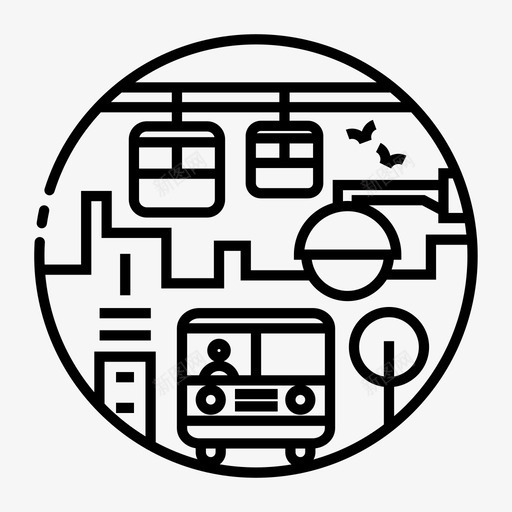 城市大城市建筑图标svg_新图网 https://ixintu.com 城市 城市元素 城市景观 大城市 建筑 类别图标