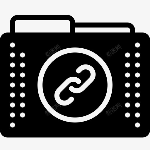 链接文件夹文档文件图标svg_新图网 https://ixintu.com 文件 文件夹和文件实体 文档 链接 链接文件夹