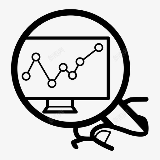 数据洞察力范围人工智能图标svg_新图网 https://ixintu.com 人工智能 数据洞察力 范围