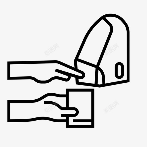 肥皂分配器清洁剂烘干机图标svg_新图网 https://ixintu.com 卫生间 手 清洁剂 烘干机 肥皂分配器 表面