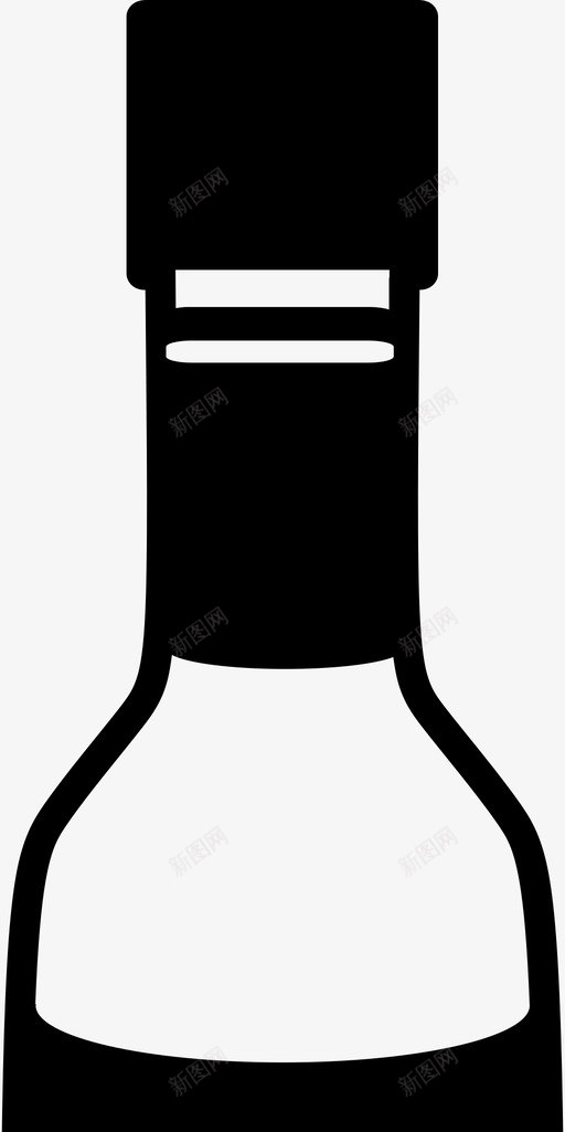 伏特加瓶伏特加酒酒图标svg_新图网 https://ixintu.com 伏特加瓶 伏特加酒 瓶子 酒