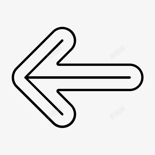左箭头后退两行图标svg_新图网 https://ixintu.com 两行 后退 左箭头