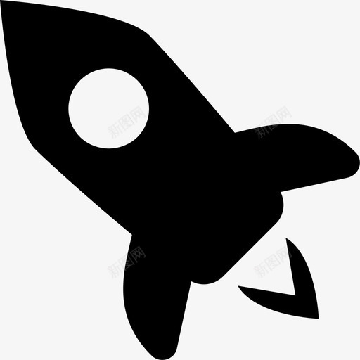 火箭探索导弹图标svg_新图网 https://ixintu.com 宇宙飞船 导弹 探索 火箭 科学 科学和技术雕文图标集