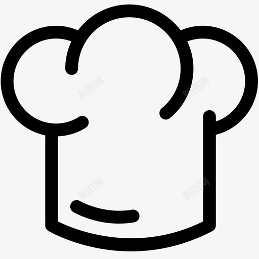 toque厨师厨师帽图标svg_新图网 https://ixintu.com toque 厨师 厨师帽 食物概要集2