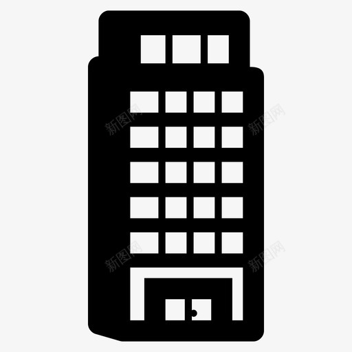 酒店预订酒店建筑图标svg_新图网 https://ixintu.com 房地产 旅游 服务 酒店 酒店建筑 预订