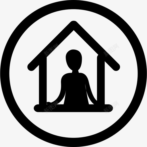 瑜伽馆svg_新图网 https://ixintu.com 瑜伽馆