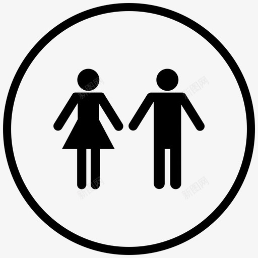 家庭夫妻男女图标svg_新图网 https://ixintu.com 夫妻 家庭 情侣 教育系列11 浪漫 男女