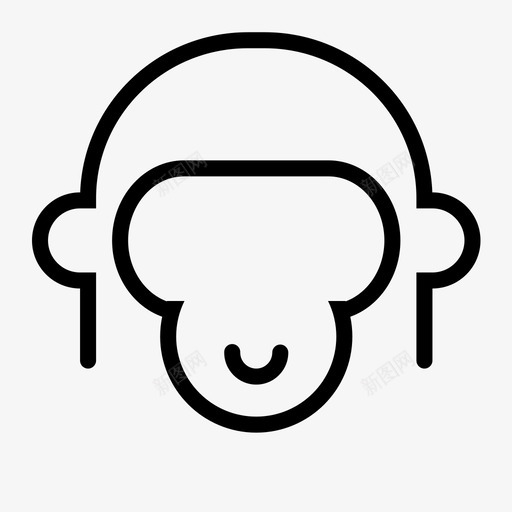 32px_猴子svg_新图网 https://ixintu.com 32px_猴子
