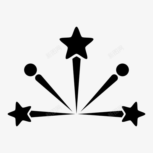 烟火爆炸鞭炮图标svg_新图网 https://ixintu.com 情人节庆祝 火花 烟火 爆炸 鞭炮