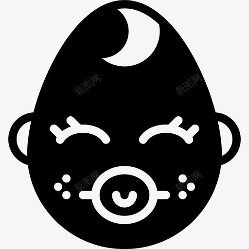 熟睡男婴表情图面部表情表情立体感图标svg_新图网 https://ixintu.com 熟睡男婴表情图 表情立体感 面部表情