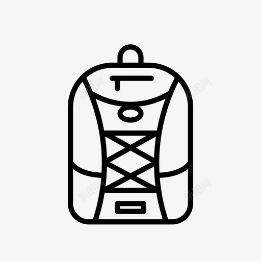 背包包户外图标svg_新图网 https://ixintu.com 包 学校 户外 旅行 背包